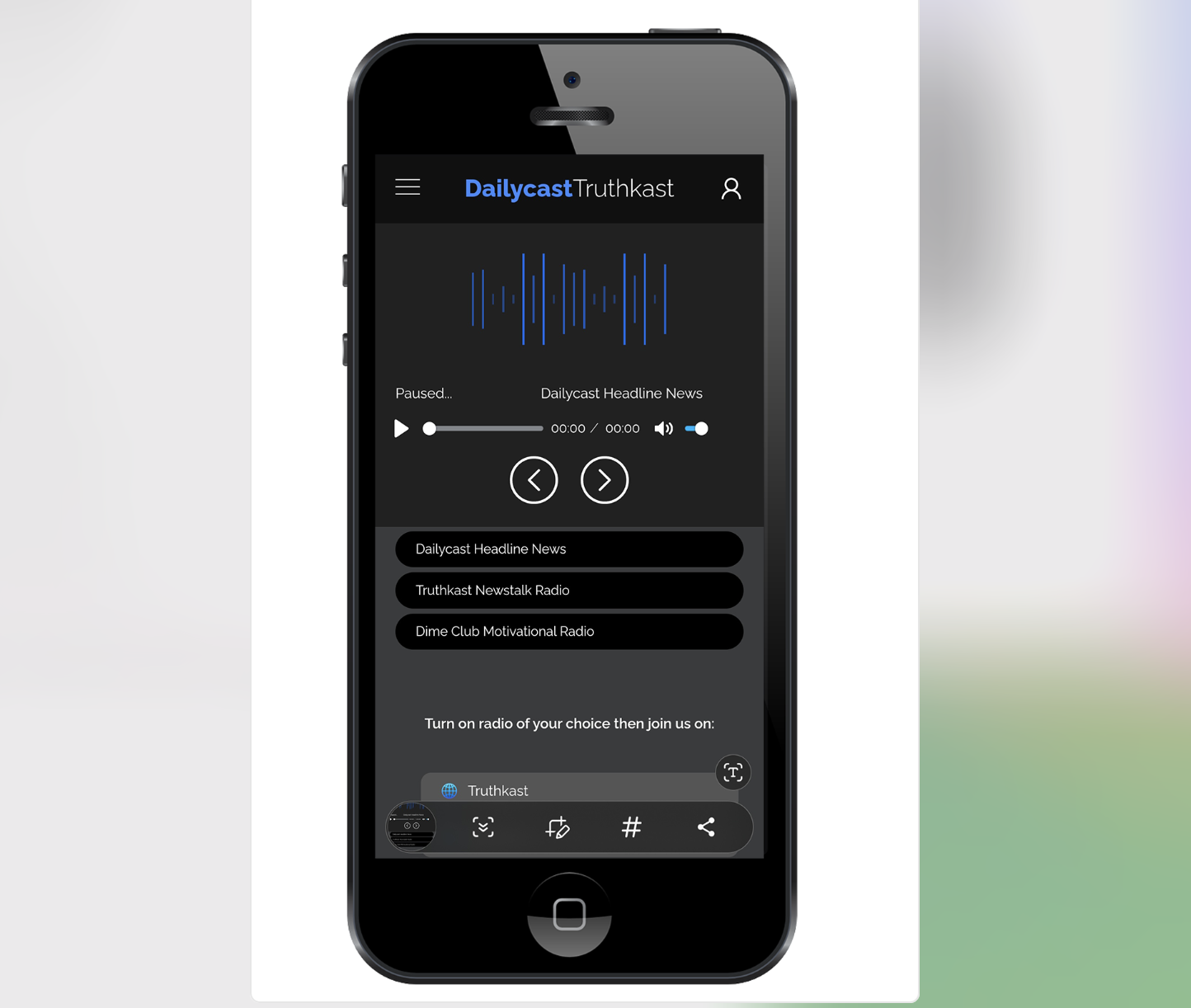 Truthkast and Dailycast Launch App